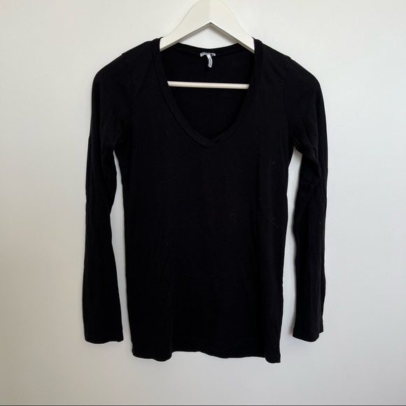 Splendid Black Long Sleeve Shirt - Picture 3 of 6